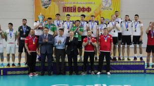 Определился новый чемпион Казахстана по волейболу