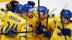 Швеция забросила Австрии пять шайб за первые 15 минут и одержала разгромную победу на ЧМ по хоккею