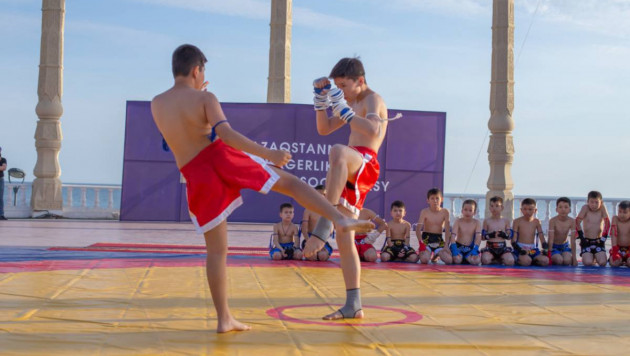 "Занятия спортом - это жизнь". Актау стал седьмым местом проведения национального фестиваля боевых искусств