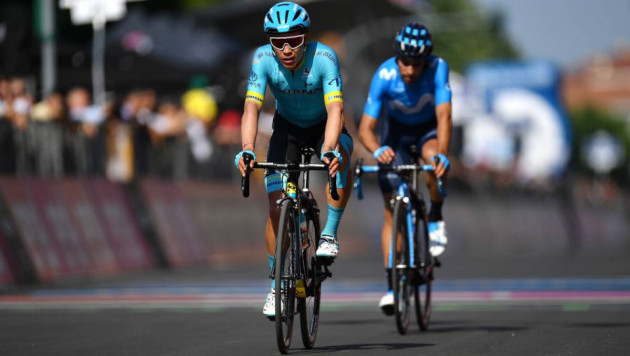 Капитан "Астаны" Лопес остался в десятке лидеров "Джиро д'Италия" после 14-го этапа