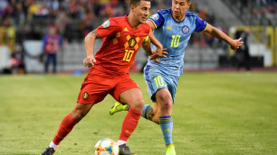 Сборная Казахстана разгромно проиграла Бельгии в гостевом матче отбора на Евро-2020 