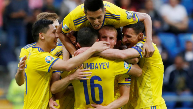 Сборная Казахстана разгромила Сан-Марино и поднялась на третье место в группе отбора на Евро-2020 