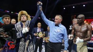 Казахстанский боксер с восемью нокаутами узнал дату защиты титулов WBA, WBC и WBO