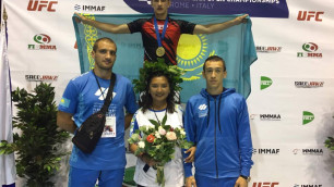 Казахстанский боец выиграл "золото" чемпионата Европы по смешанным единоборствам