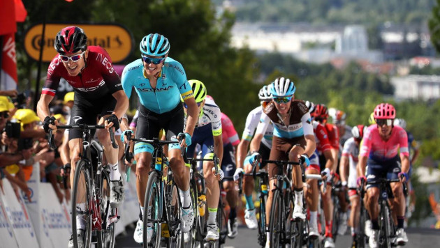 Фульсанг оказался лучшим из гонщиков "Астаны" на третьем этапе "Тур де Франс"
