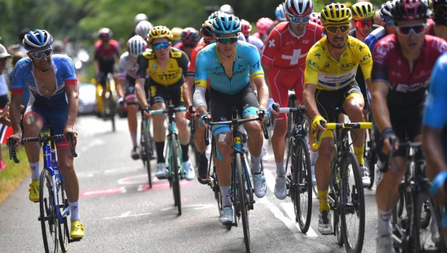 Капитан "Астаны" сохранил свою позицию в общем зачете после седьмого этапа "Тур де Франс"