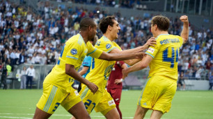 "Астана" прибыла в Румынию для ответного матча Лиги чемпионов