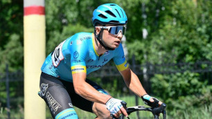 Казахстанец Луценко оказался лучшим из гонщиков "Астаны" на десятом этапе "Тур де Франс"