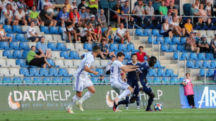 "Ордабасы" ответил голом на два мяча соперника в первом тайме ответного матча Лиги Европы