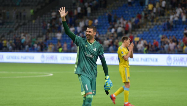 Капитан "Астаны" Эрич провел 20-й матч на ноль в еврокубках