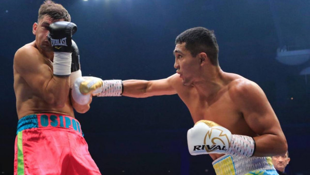 Казахстанец Нурсултанов победил российского боксера в андеркарте Ковалева
