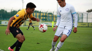 Казахстанский футболист забил гол ударом со своей половины поля