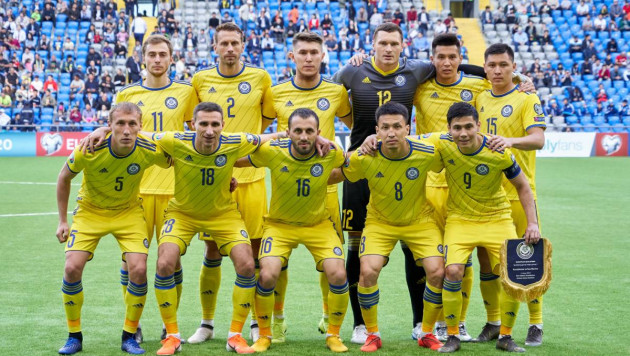 Сборная Казахстана по футболу назвала состав на матчи квалификации Евро-2020 против Кипра и России