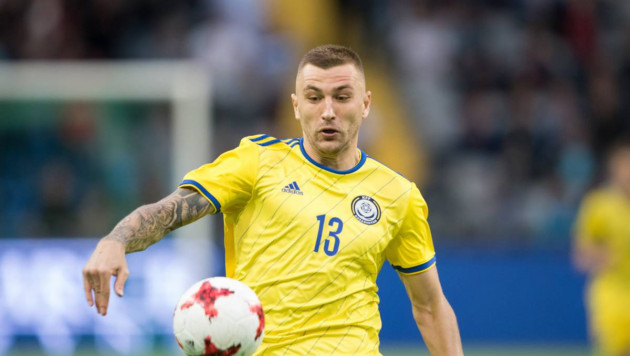 Щеткин забил гол на второй минуте и вывел Казахстан вперед в гостевом матче с Кипром 