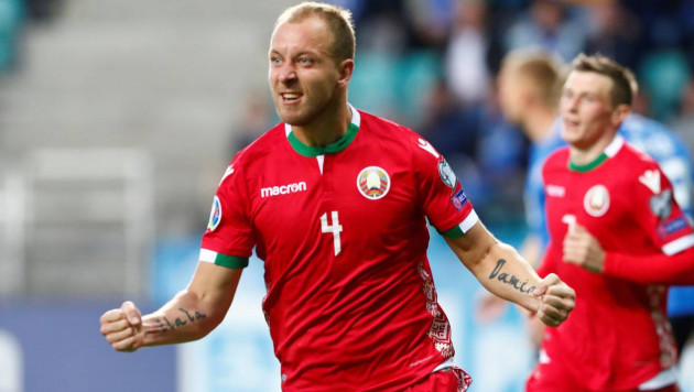 Защитник "Жетысу" забил гол в матче отбора на Евро-2020 с участием игроков пяти клубов КПЛ