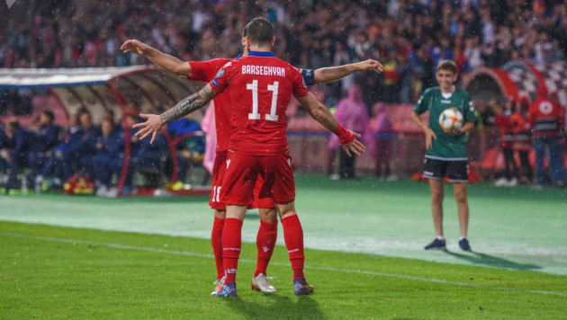 Футболисты "Кайсара" и "Жетысу" сыграли в победном матче своей сборной в отборе на Евро-2020