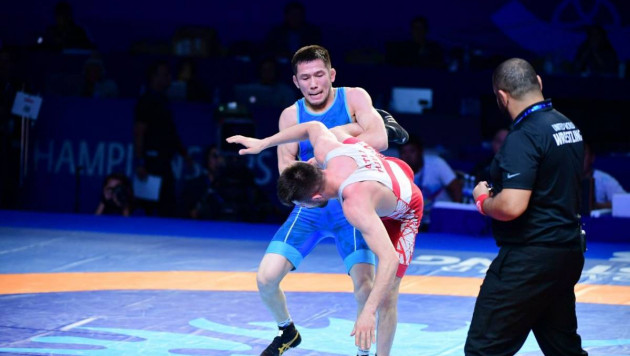 Казахстанский борец Санаев во второй раз в карьере выиграл медаль на ЧМ