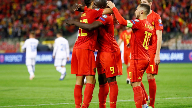 Бельгия перед матчем с Казахстаном забила девять голов и официально вышла на Евро-2020