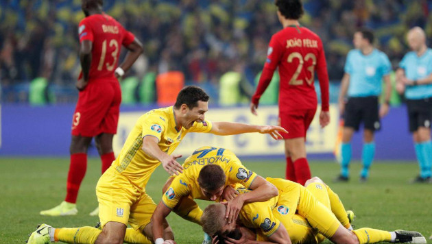 Украина в меньшинстве обыграла Португалию с Роналду и вышла на Евро-2020