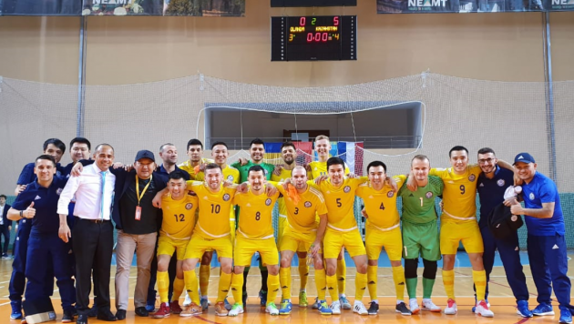 Сборная Казахстана по футзалу вышла в групповой этап квалификации Евро-2022