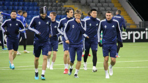 Тренировка с Томасовым и Эричем, или как "Астана" готовится к матчу Лиги Европы
