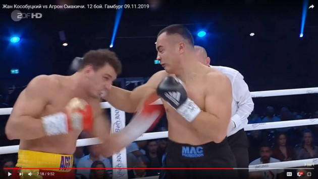 Видео тяжелого нокаута, или как казахстанский супертяж нанес сопернику первое поражение и завоевал титул