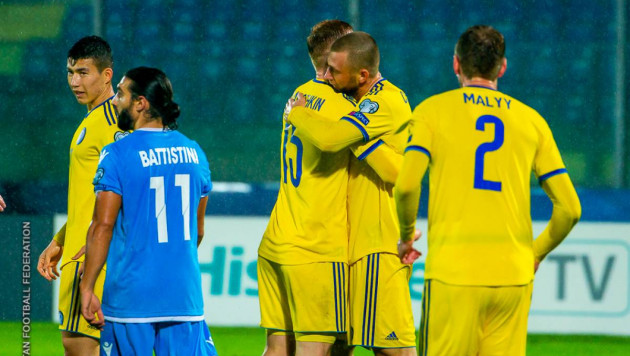 Видеообзор матча, или как сборная Казахстана одержала победу над Сан-Марино в отборе на Евро-2020