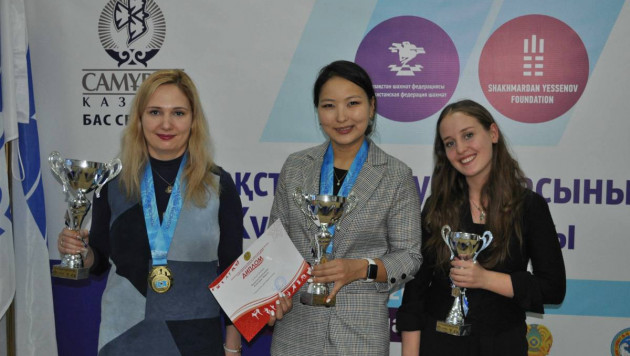 Гулисхан Нахбаева стала второй на Кубке Казахстана по шахматам