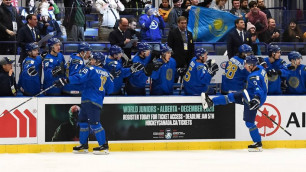 Сборная Казахстана по хоккею одержала первую победу на МЧМ-2020