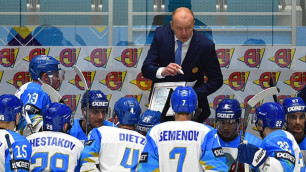 Прямая трансляция первого матча сборной Казахстана по хоккею в отборе на Олимпиаду