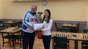 Казахстанская шахматистка досрочно выиграла мужской международный турнир в Сербии