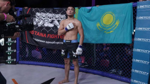 Анонсирован первый бой казахстанского бойца после поражения за 70 секунд на турнире в Алматы с участием Хабиба