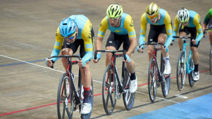 Сборная Казахстана отправилась на чемпионат мира по велоспорту на треке