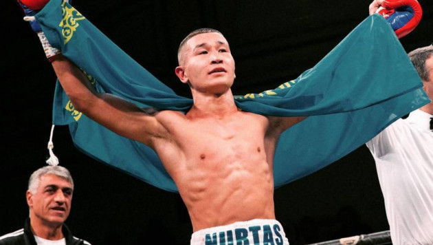 Казахстанский боксер выиграл нокаутом в первом раунде и продлил победную серию в профи 