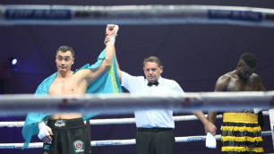 Видео нокаута, или как казахстанский супертяж выиграл 13-й подряд бой в профи