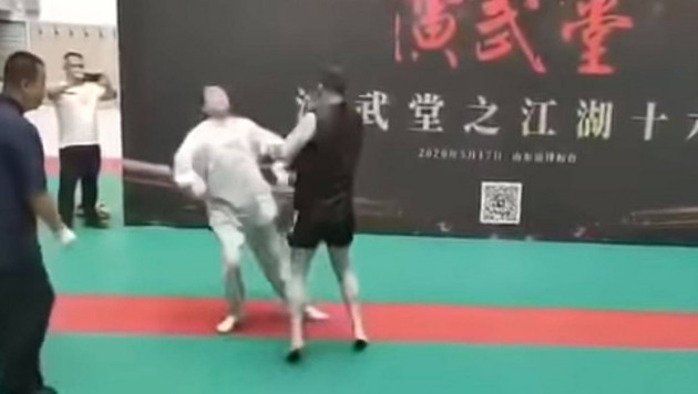 Боец-любитель из MMA за 30 секунд нокаутировал мастера тайцзи