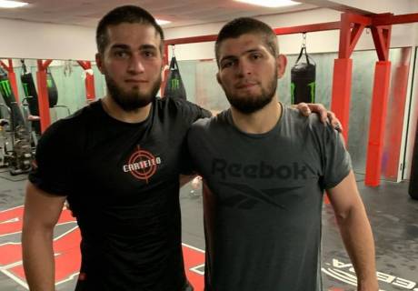 Рустам Сербиев (слева) и Хабиб Нурмагомедов. Фото: Instagram.com©