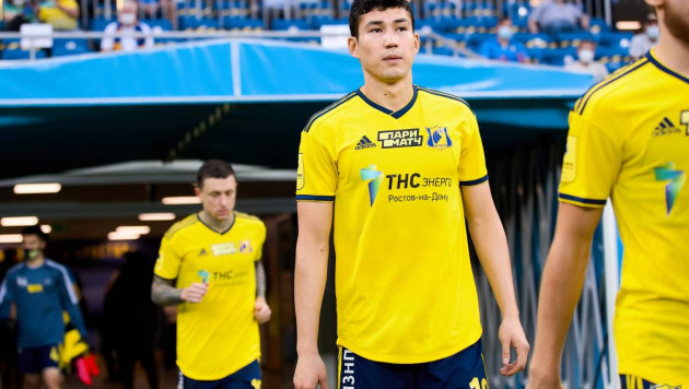 Казахстанец Зайнутдинов сыграл за "Ростов" в матче с голом на 101-й минуте и получил дисквалификацию