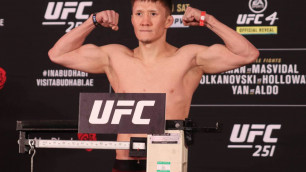 Озвучен гонорар казахстанца Жумагулова за дебютный бой в UFC