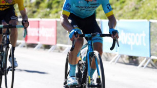 Капитан "Астаны" поднялся на девятое место в общем зачете "Тур де Франс"