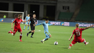 Сборная Казахстана проиграла Беларуси в первом домашнем матче Лиги наций