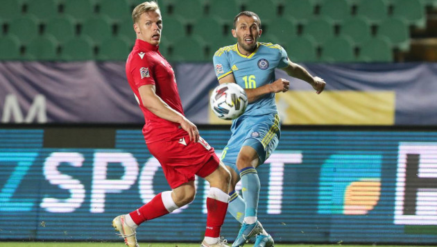 Определены лучшие и худшие футболисты сборной Казахстана в матче Лиги наций с Беларусью