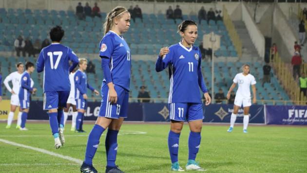 Женская сборная Казахстана по футболу пропустила 5 мячей и потерпела пятое кряду поражение в отборе на Евро