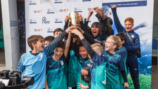 В Алматы состоялся первый детский футбольный турнир после пандемии