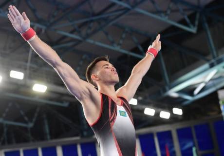 Казахстанский спортсмен выиграл этап Кубка мира по спортивной гимнастике