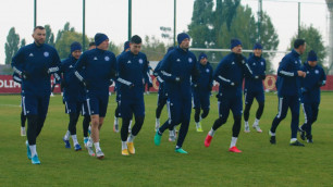 Сборная Казахстана по футболу начала подготовку к матчам Лиги наций