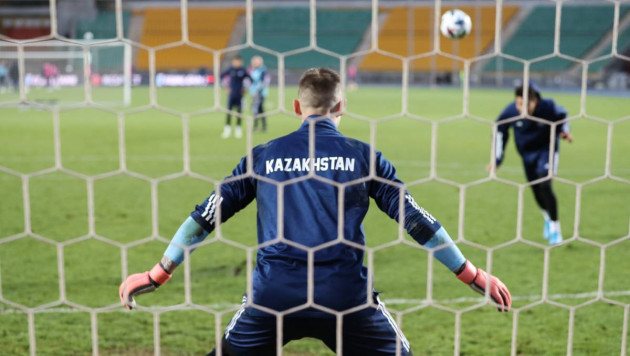 Видео: Сборная Казахстана провела предыгровую тренировку накануне матча Лиги наций с Албанией