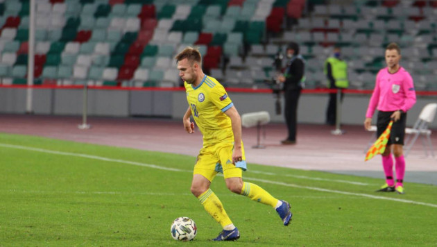 Полузащитник европейского клуба отреагировал на свой дебют за сборную Казахстана
