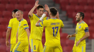 ФИФА восхитилась голом с центра поля от футболиста сборной Казахстана в матче Лиги наций