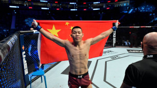 Китайский боец UFC эффектно нокаутировал соперника в первом раунде